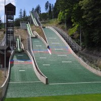 Ski jump hill in Wisła Centrum